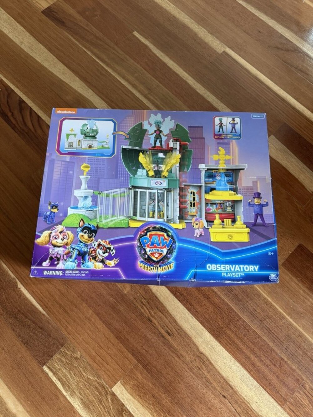 PAW Patrol: The Mighty Movie, Observatory Playset with 3 Action Figures SEALED